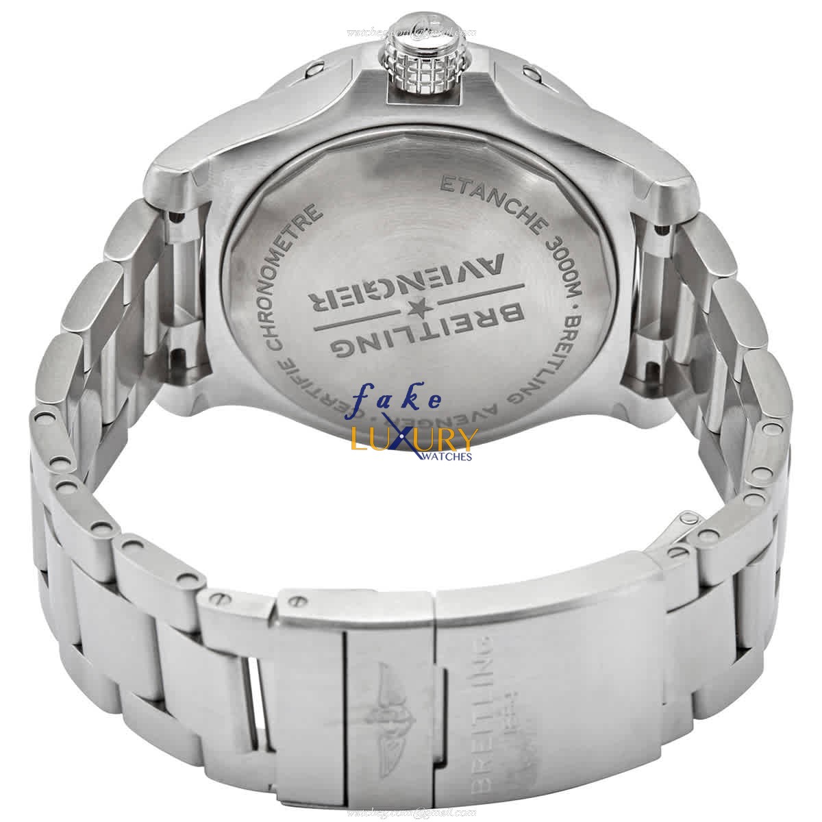 Breitling A17319101I1A1 Avenger II Automatic Stainless Steel Yellow Dial Replica Watch - Image 3