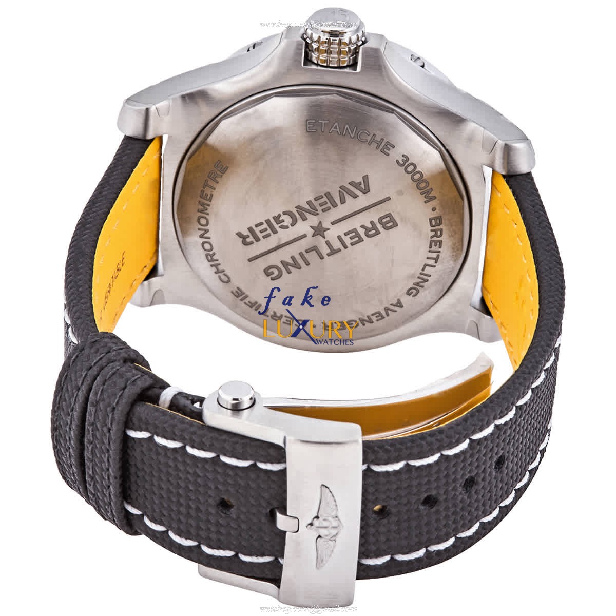 Breitling A17319101I1X2 Avenger II - Replica Watch - Automatic - Yellow Dial - Steel Case - Image 3