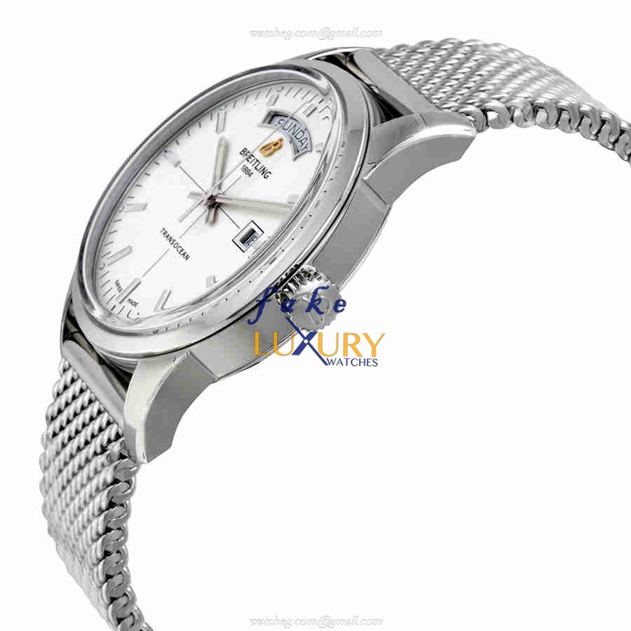 Breitling A4531012-G751-154A Superocean Replica Watch White Dial Automatic Stainless Steel - Image 2