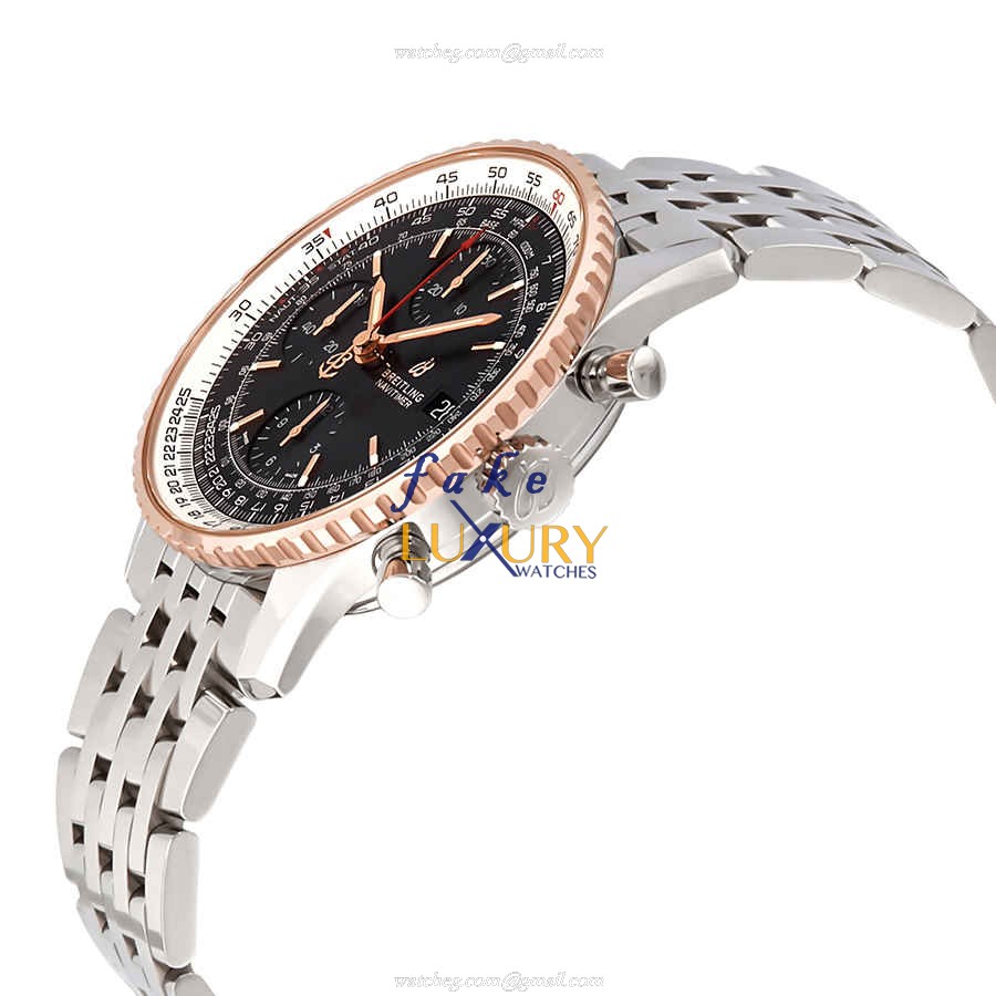 Breitling Navitimer 1 U13324211B1A1 Replica Watch With Automatic Movement, Black Dial, Steel - Image 2