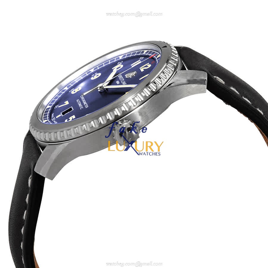 Breitling A17315101C1X4 AVIATOR 8 Replica Watch, Blue Dial, Steel Case, Automatic Movement - Image 2
