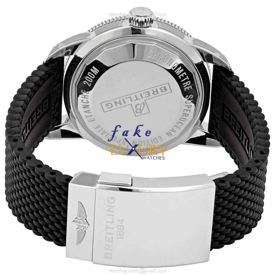 Breitling Superocean Heritage AB2030121B1S1 Automatic Black Dial Rubber Strap Replica Watch - Image 3