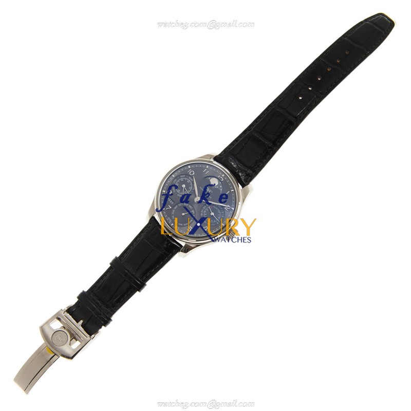IWC IW503301 PORTUGUESE - Replica Watch - Gray Dial - Automatic - 18kt White Gold - Alligator Strap - Image 2