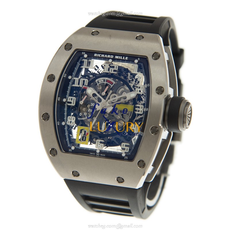 Richard Mille RM030 Ti Replica Watch, Automatic Movement, Titanium Case, Transparent Skull Dial - Image 3