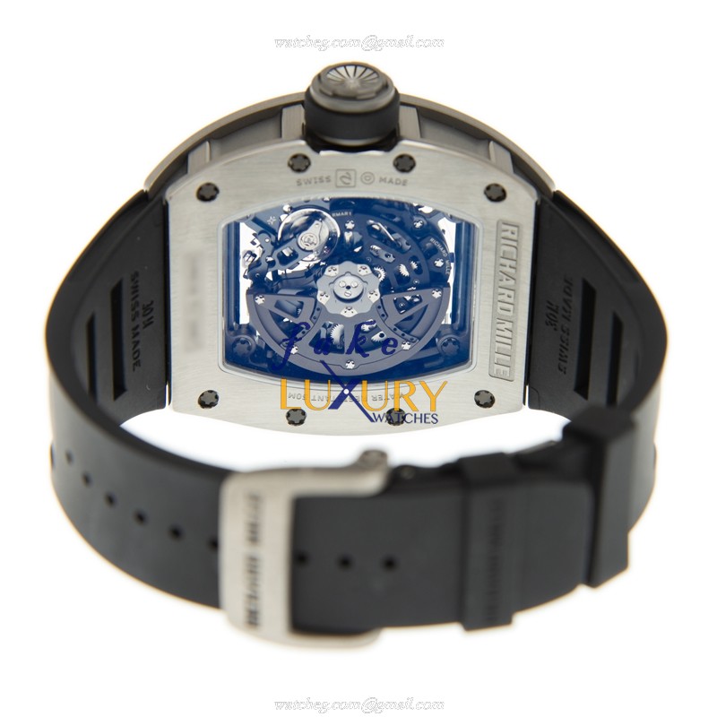 Richard Mille RM030 Ti Replica Watch, Automatic Movement, Titanium Case, Transparent Skull Dial - Image 4