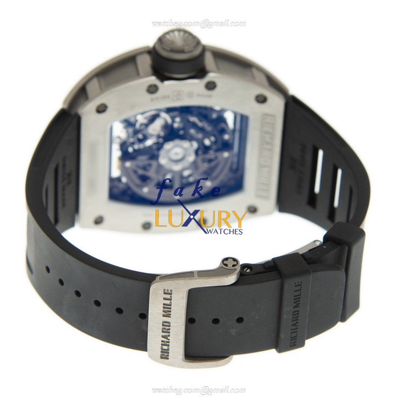 Richard Mille RM030 Ti Replica Watch, Automatic Movement, Titanium Case, Transparent Skull Dial - Image 5