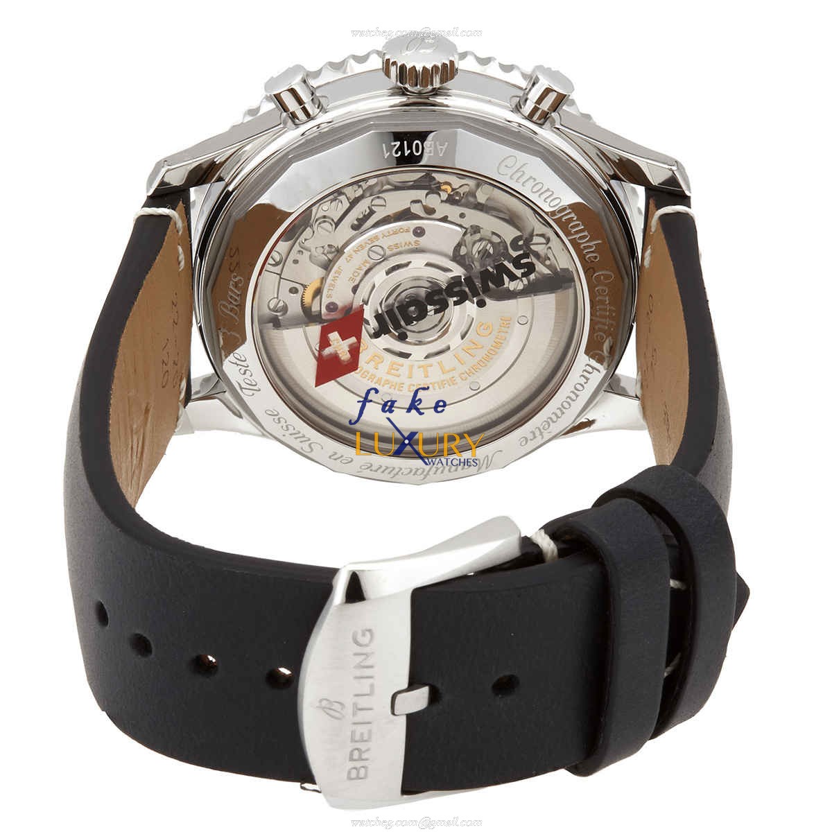 Breitling AB01211B1B1X1 Navitimer 1 Replica Watch, Automatic, Black Dial, Steel Case - Image 3