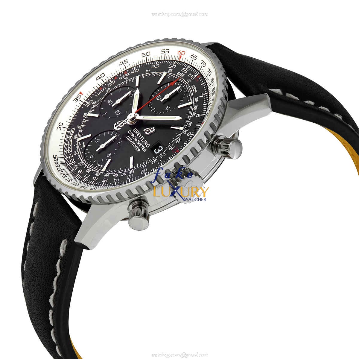 A13324121B1X2 - Breitling Navitimer 1 Replica Watch - Automatic - Black Dial - Steel - Image 2