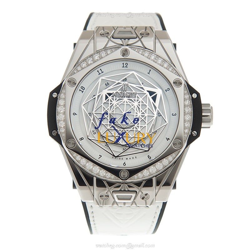Hublot 465.SS.2027.VR.1204.MXM19 LTD 200 - Automatic - Stainless Steel & Diamonds - Replica Watch - Image 2