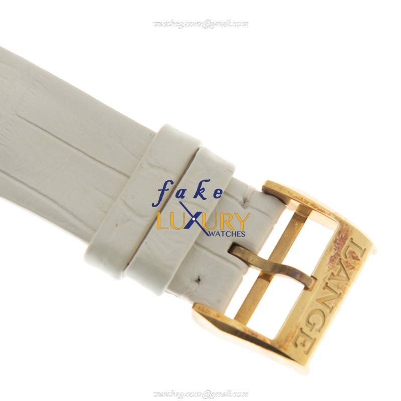 A Lange & Sohne 840.021 SAXONIA Automatic Replica Watch, White Mother of Pearl Dial, 18kt Gold - Image 4