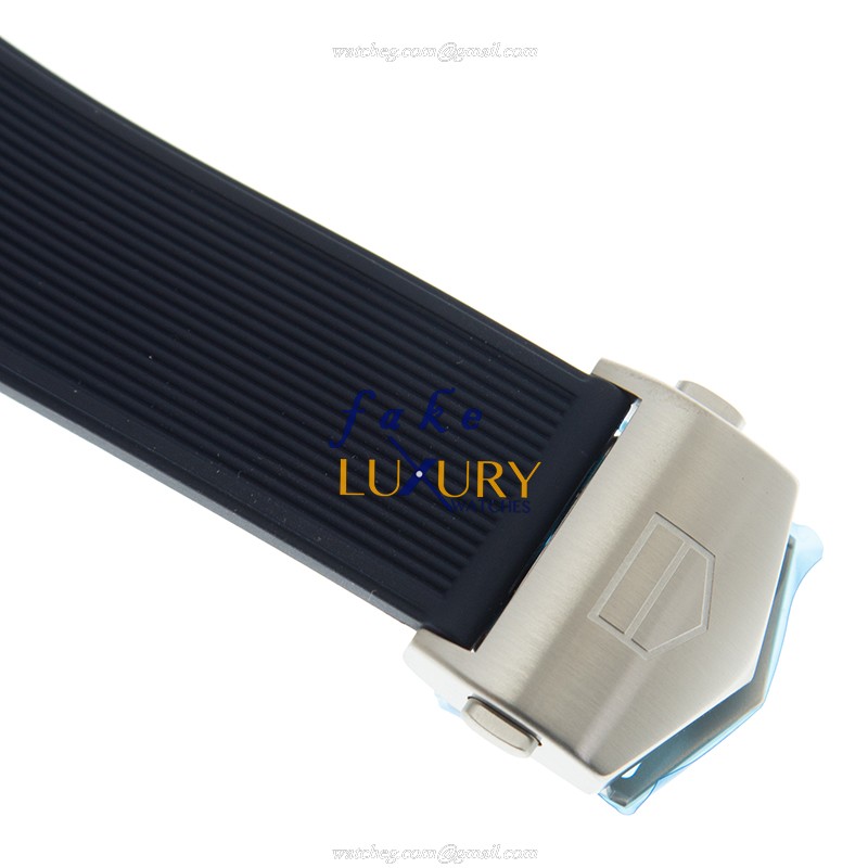 Tag Heuer Aquaracer WAY101C.FT6153 Quartz Stainless Steel Blue Dial Rubber Replica Watch - Image 4