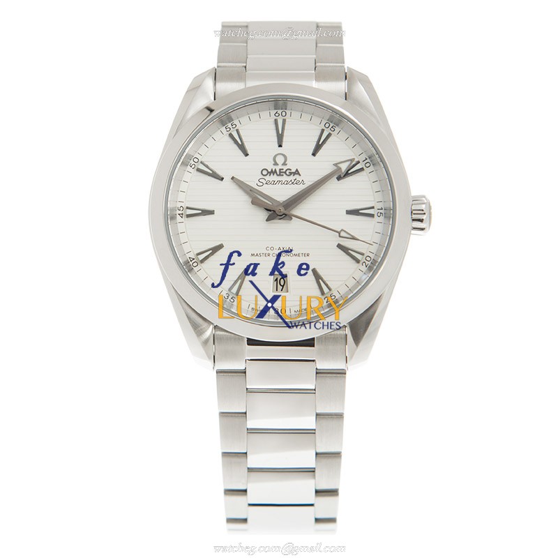 Omega 220.10.38.20.02.001 SEAMASTER Automatic Stainless Steel Replica Watch, Silver Dial, Swiss - Image 2