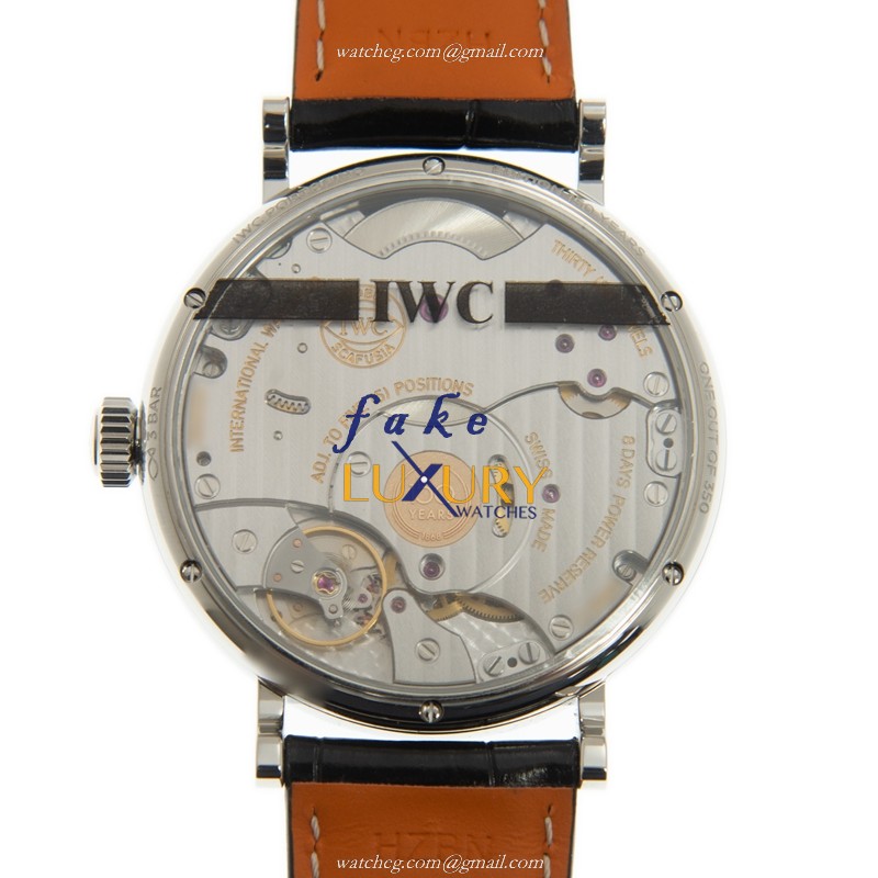 IW516405 - IWC Portofino Replica Watch - Manual Wind Blue Dial Stainless Steel - Image 3