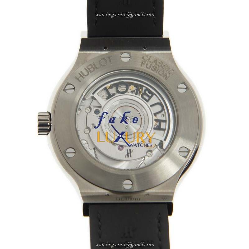Hublot 565.NX.2611.LR Classic Fusion Auto, Stainless Steel Case, Blue Dial, Alligator Strap - Image 3