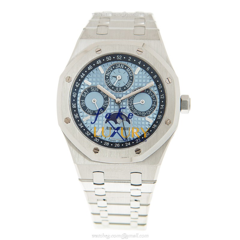 Audemars Piguet Royal Oak Replica Watch 26574PT.OO.1220PT.01 Automatic Blue Dial 950 Platinum Case - Image 2