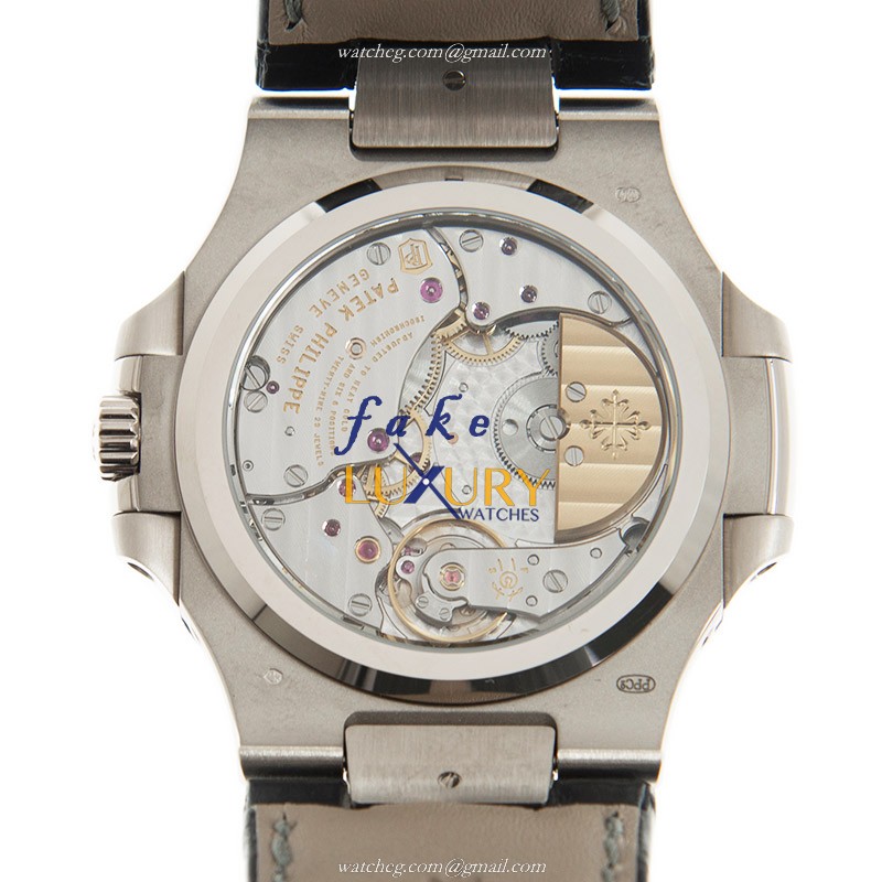 Patek Philippe Nautilus 5712G-001 Automatic Dark Grey Dial 18kt White Gold Replica Watch - Image 3