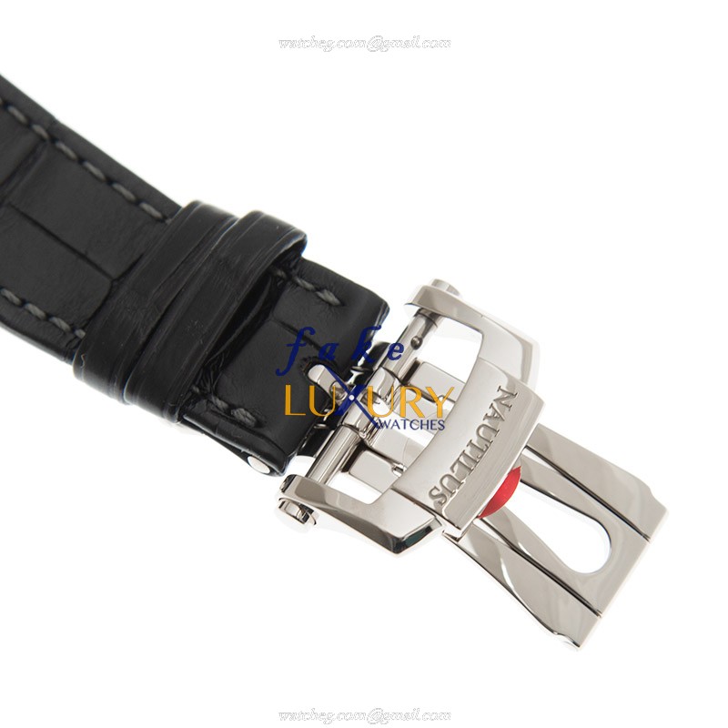 Patek Philippe Nautilus 5712G-001 Automatic Dark Grey Dial 18kt White Gold Replica Watch - Image 4