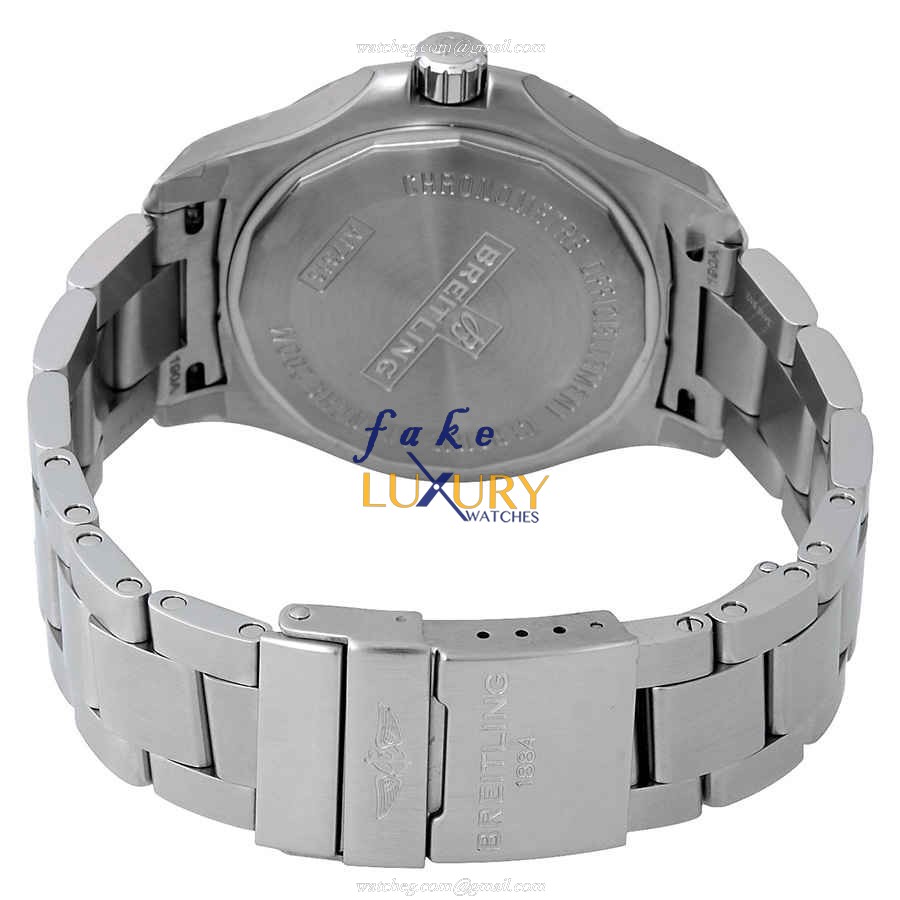Breitling A17313101G1A1 Replica Watch with Automatic Movement in Silver Dial on Steel Bracelet - Image 3