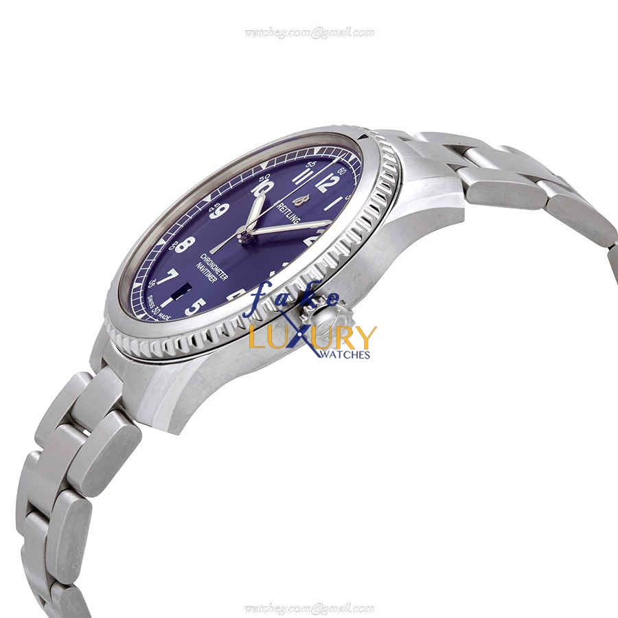 Breitling AVIATOR 8 A17314101C1A1 Automatic Blue Dial Stainless Steel Replica Watch - Image 2