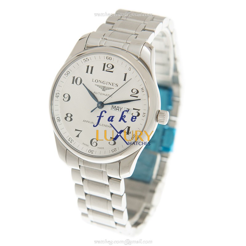 L2.920.4.78.6 - Longines MASTER Replica Watch Automatic Silver Dial Stainless Steel 42mm - Image 3