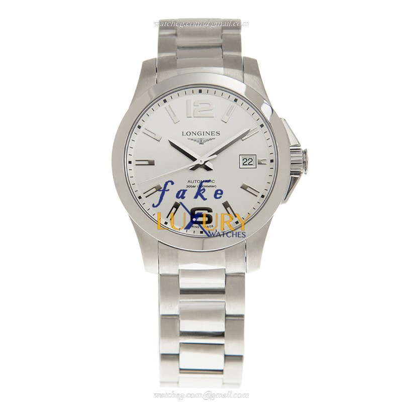 Longines L3.776.4.76.6 Replica Watch, Automatic, Silver Dial, Stainless Steel Case - Image 2