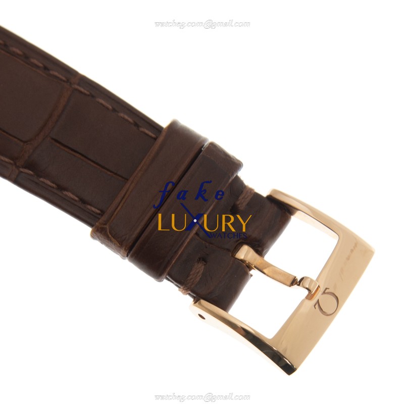 Omega De Ville 432.53.40.21.02.002 Replica Watch, Automatic, Silver Dial, 18kt Rose Gold Case - Image 4
