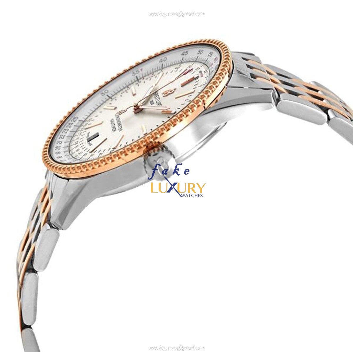 Breitling U17326211G1U1 Navitimer Replica Watch Automatic Silver Dial Steel Case - Image 2