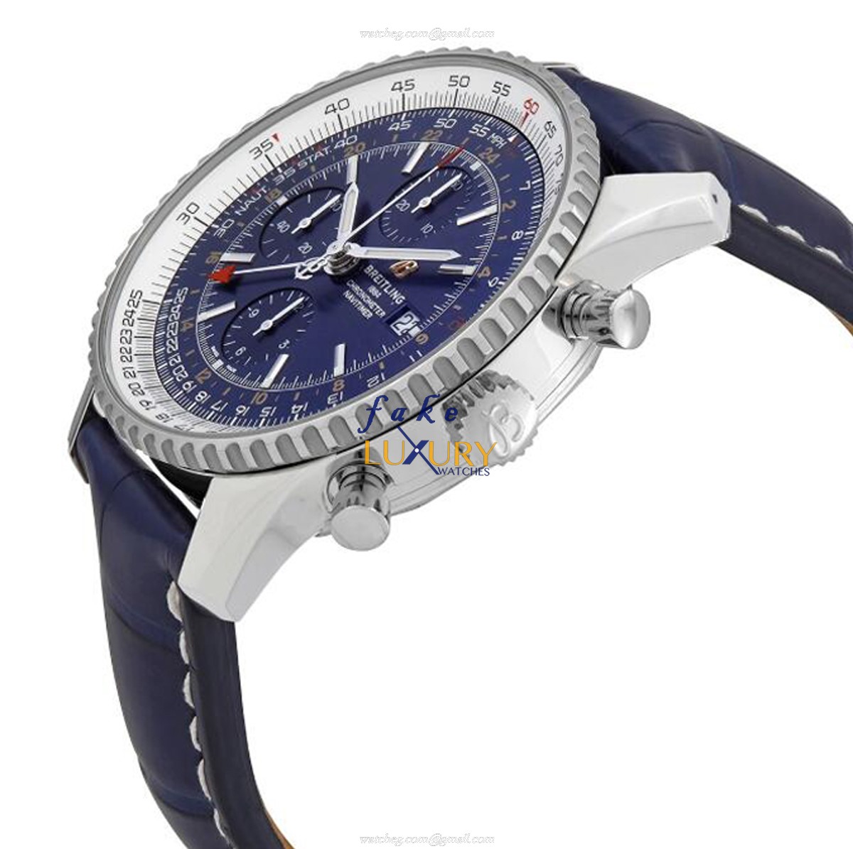Breitling Navitimer 1 A24322121C2P1 Automatic Blue Dial Stainless Steel Replica Watch - Image 2