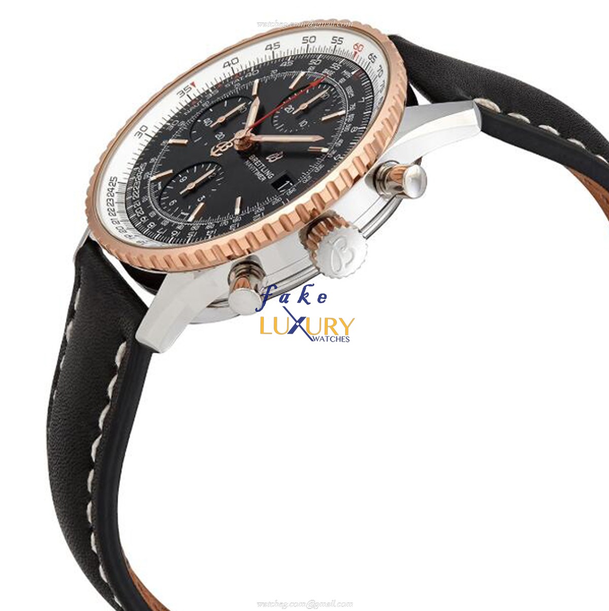 Breitling U13324211B1X2 Navitimer Replica Watch, Automatic, Black Dial, Steel Case - Image 2