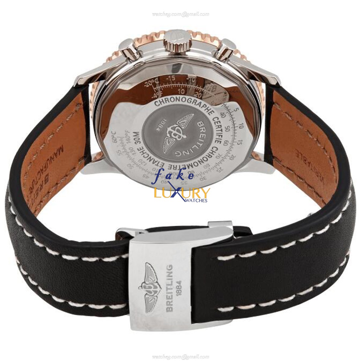 Breitling U13324211B1X2 Navitimer Replica Watch, Automatic, Black Dial, Steel Case - Image 3