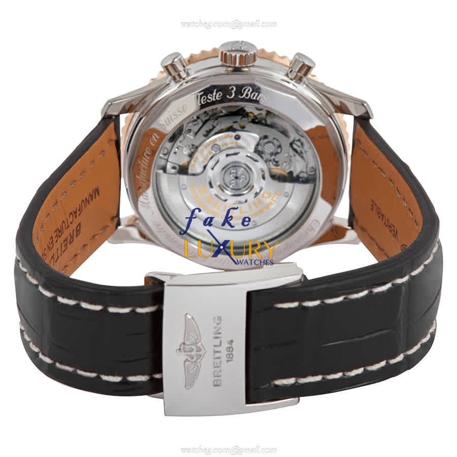 Breitling UB0121211F1P2 Navitimer 1 Replica Watch, Automatic, Gray Dial, Carbon Fiber Case - Image 3