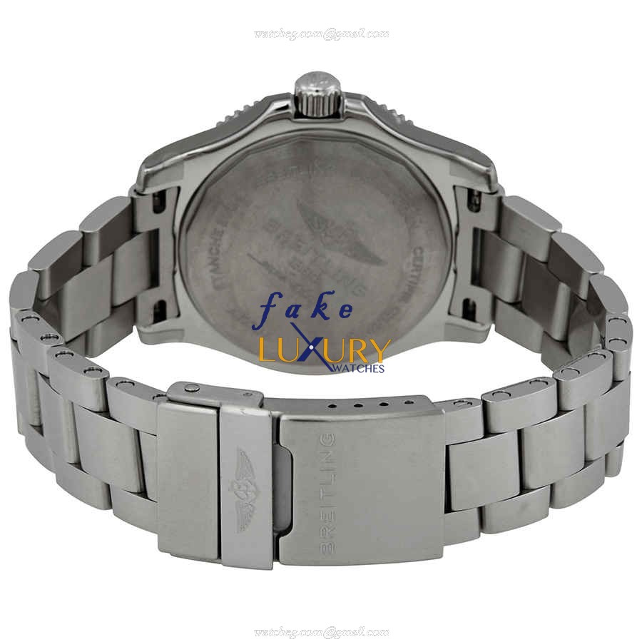 Breitling A17316D21A1A1 Superocean Replica Watch - White Dial Automatic - Silver Steel Bracelet - Image 3
