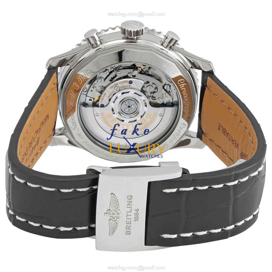 Breitling AB0121211C1P3 Navitimer 1 Replica Watch, Automatic, Blue Dial, Steel Case - Image 3