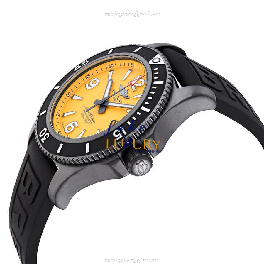 Breitling Superocean M17368D71I1S1 Automatic Yellow Dial Steel Rubber, Replica Watch - Image 2