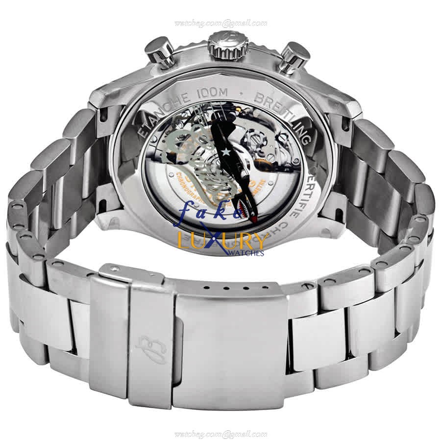 Breitling AVIATOR 8 AB01192A1L1A1 Replica Watch With Automatic Movement, Green Dial, Steel Bracelet - Image 3