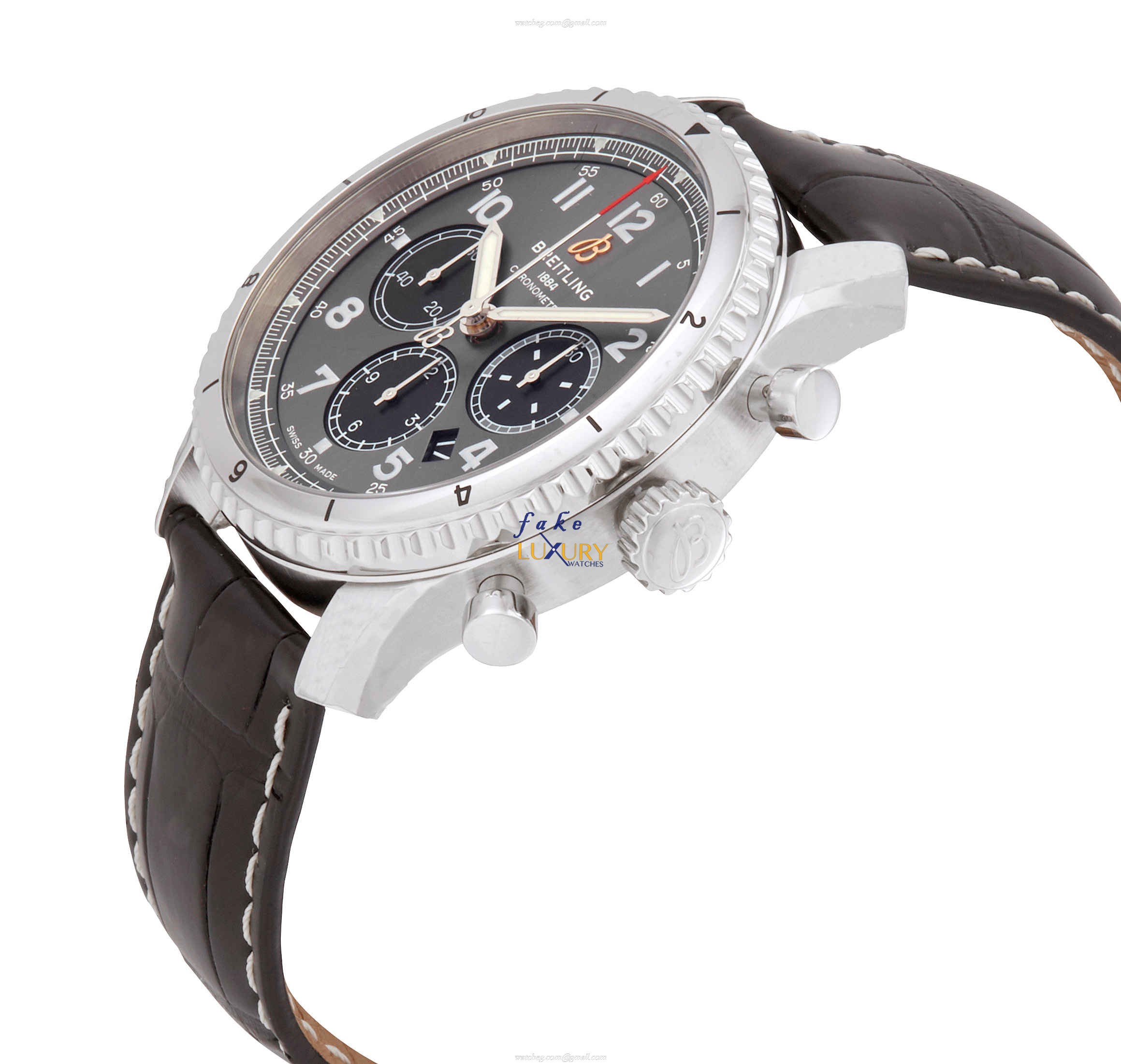 Breitling AB0119131B1P2 AVIATOR 8 Replica Watch, Automatic Gray Dial, Steel Case - Image 2