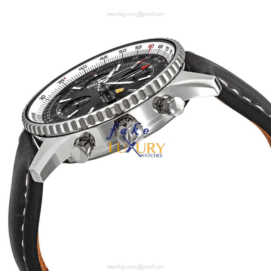 Breitling A24322121B2X1 Navitimer Replica Watch With Automatic Movement, Black Dial, Steel Case - Image 2