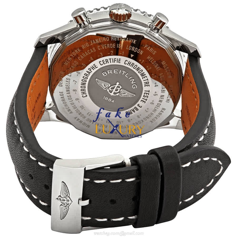 Breitling A24322121B2X1 Navitimer Replica Watch With Automatic Movement, Black Dial, Steel Case - Image 3