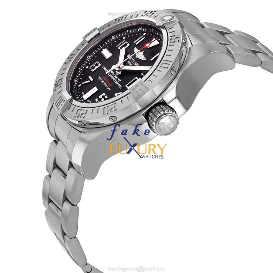 Breitling Avenger II A17331101B2A1 Automatic Stainless Steel Black Dial Replica Watch - Image 2