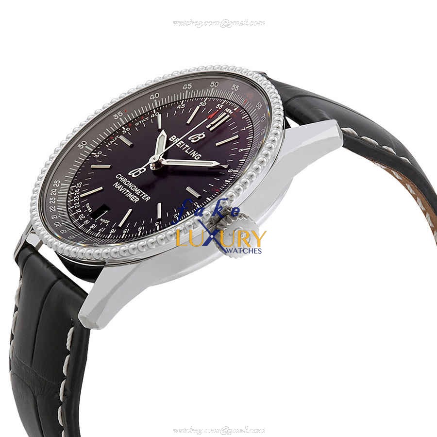 A17325241B1P1 - Breitling Navitimer 1 Replica Watch in Black with Automatic Movement - Image 2