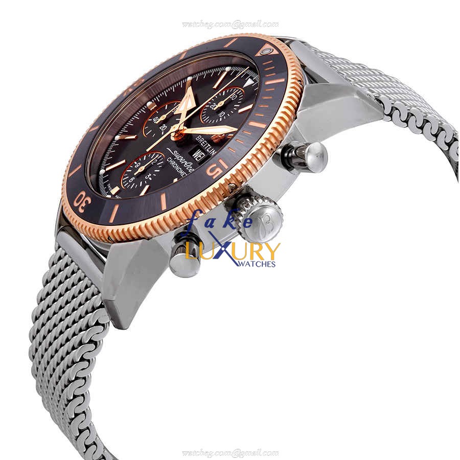 Breitling U13313121B1A1 Superocean Heritage Black Dial Steel Automatic Replica Watch - Image 2