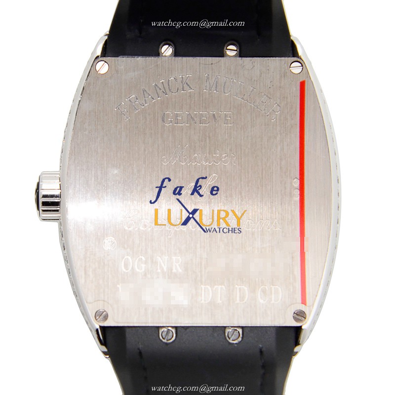 Franck Muller V 45 SC DT D CD OG.NR Replica Watch, Automatic, Silver Dial, 18kt White Gold & - Image 3