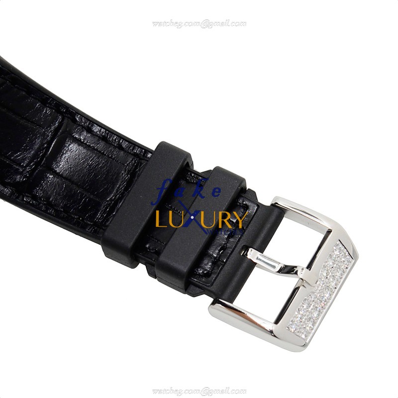Franck Muller V 45 SC DT D CD OG.NR Replica Watch, Automatic, Silver Dial, 18kt White Gold & - Image 4