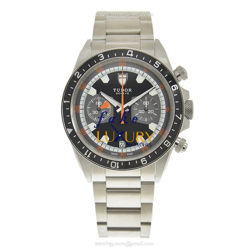 Tudor 70330N Heritage Ranger Replica Watch, Automatic, 42mm, Black Dial, Steel Strap - Image 2