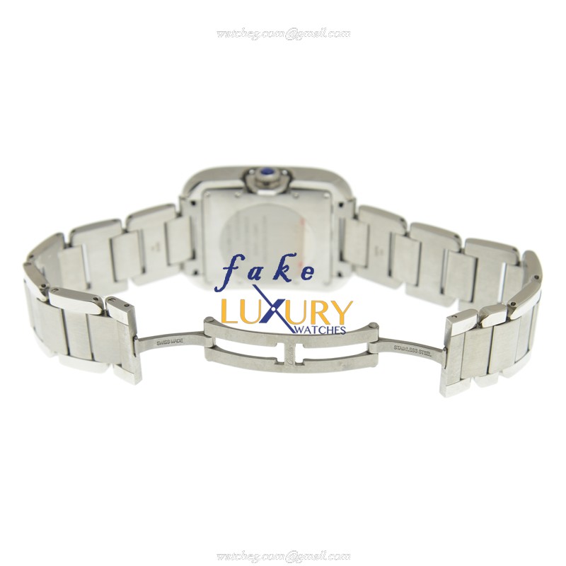 Cartier W5310009 TANK Automatic Stainless Steel - 29.8mm Case - Silver Dial - Replica Watch - Image 5