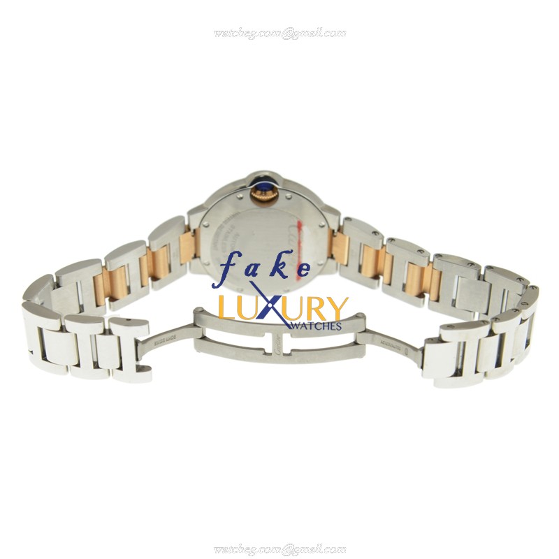 Cartier W6920070 BALLON BLEU Automatic Stainless Steel Replica Watch with Pink Mother of Pearl Dial - Image 5