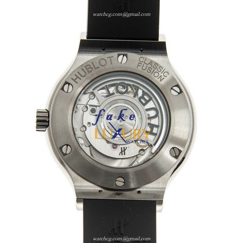 Hublot 565.NX.1171.RX CLASSIC FUSION Automatic Titanium | Black Dial | Rubber Strap Replica Watch - Image 3