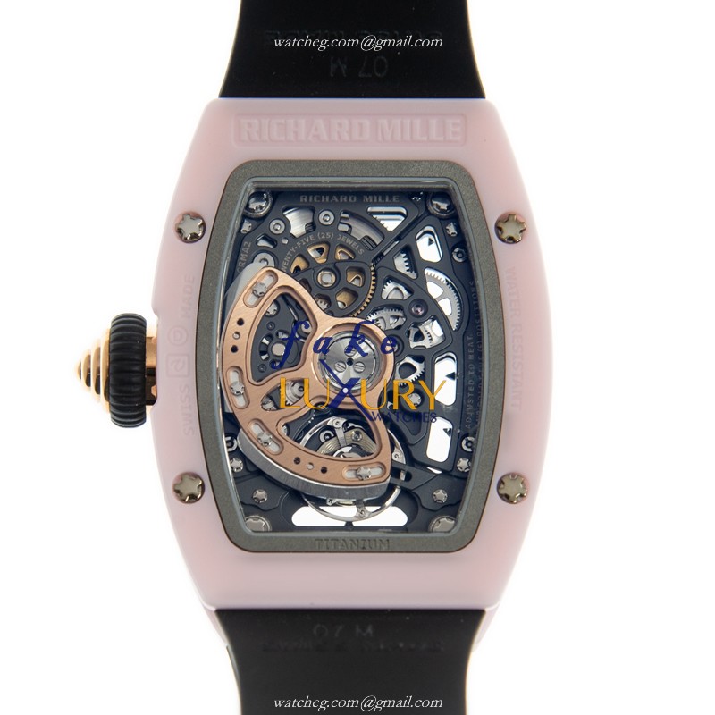 Richard Mille RM07-01 WG-TZP-P-BK Replica Watch, Automatic Movement, Black Ceramic Case - Image 3