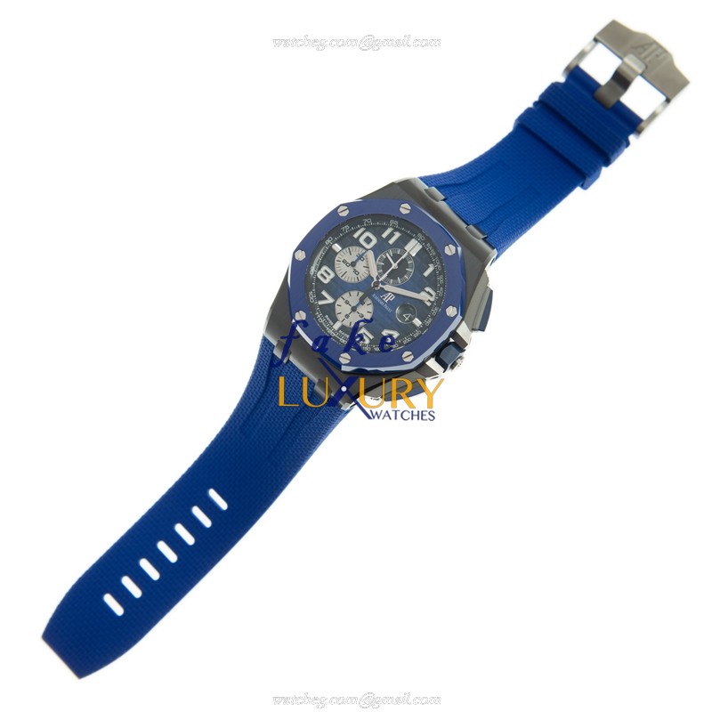 Audemars Piguet Royal Oak Offshore 26405CE.OO.A030CA.01 Automatic Blue Dial Ceramic Replica Watch - Image 2