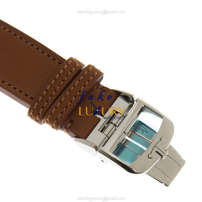 Jaeger-Lecoultre Q4148420 Master Ultra Thin Automatic Stainless Steel Replica Watch - Brown Leather - Image 4
